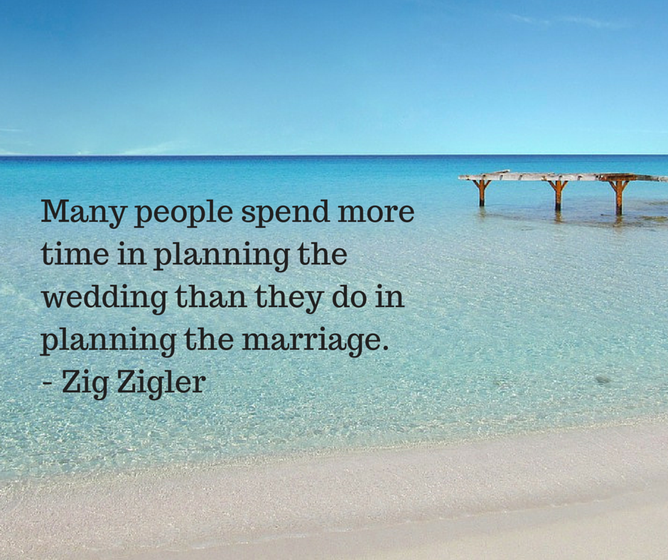 planning a marriage