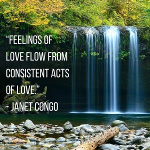 feelings flow from acts